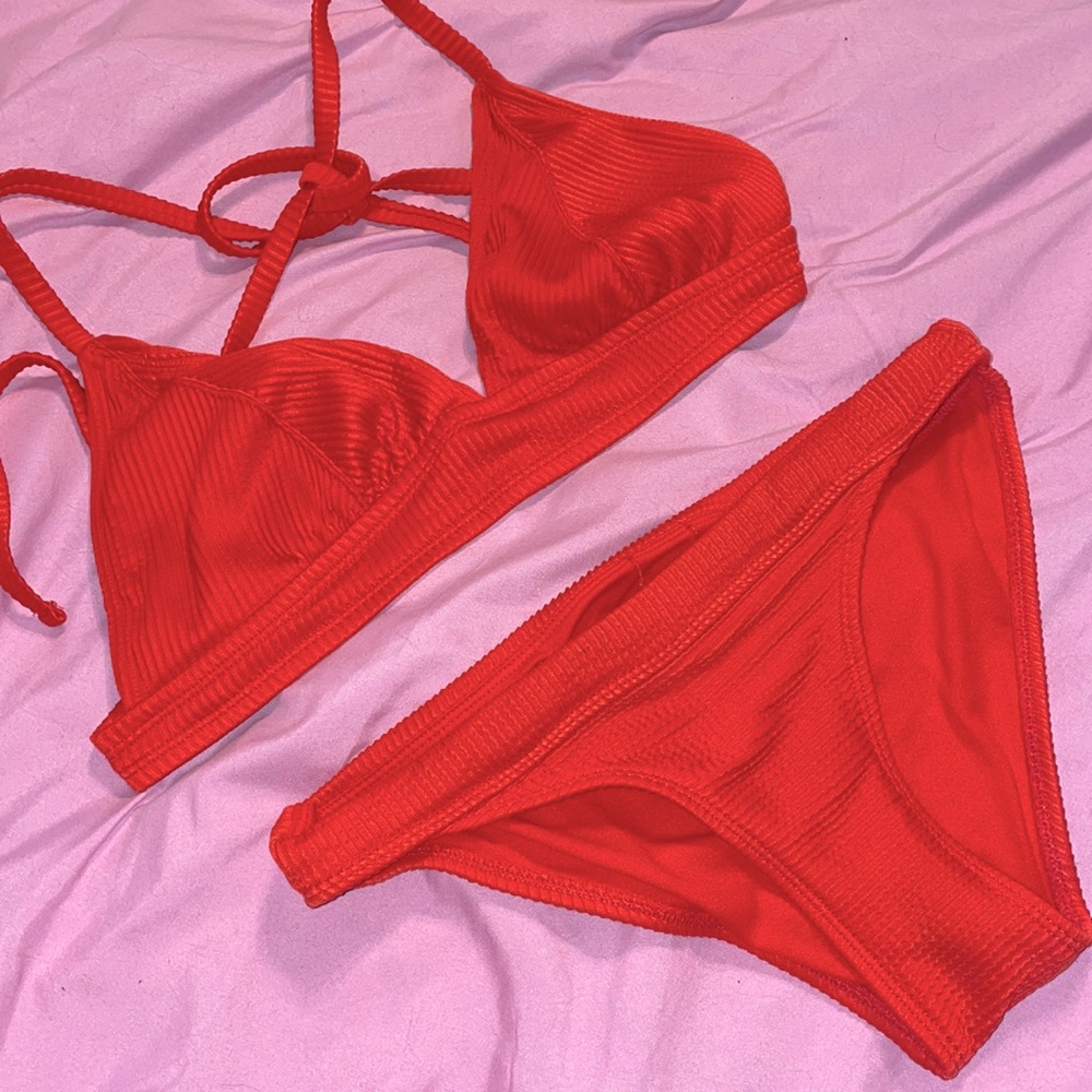 Red Orange Bikini